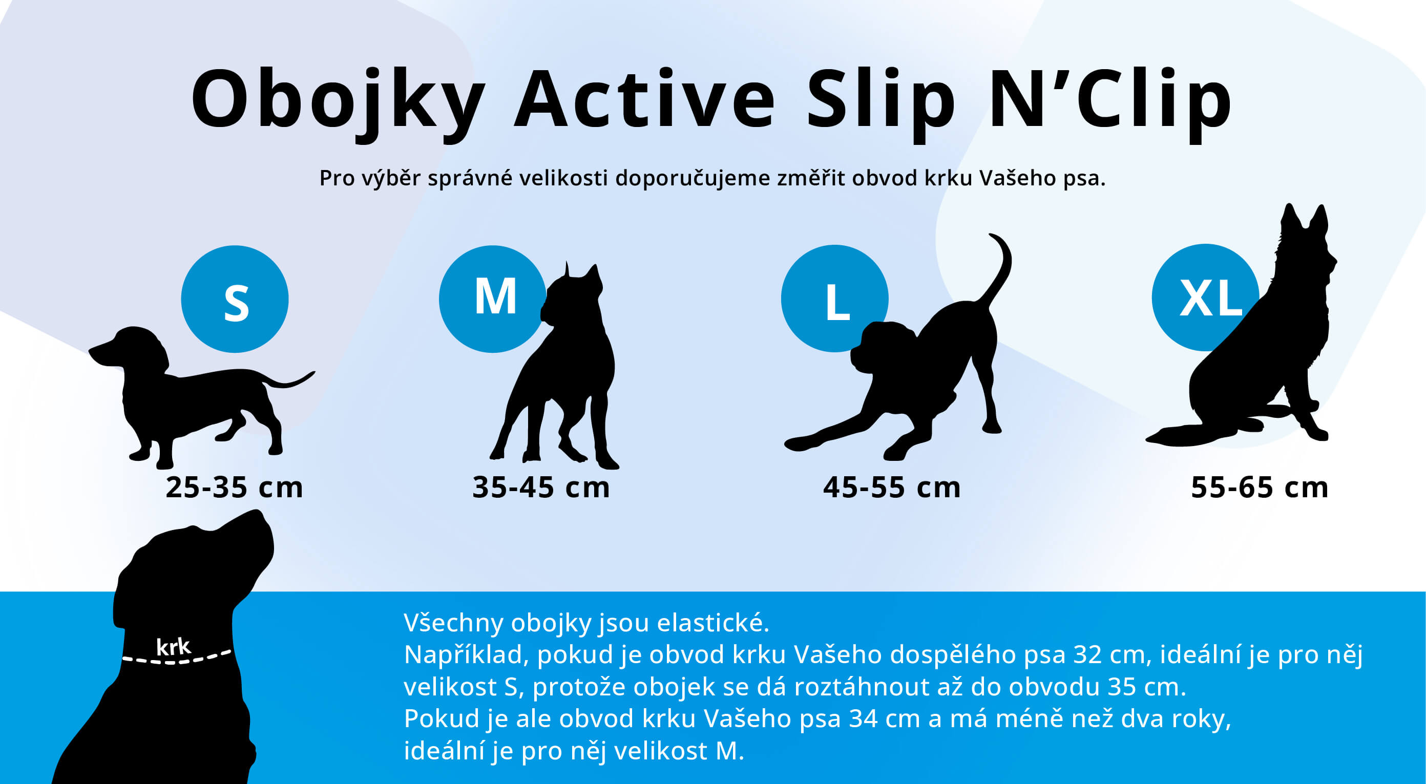 Obojky Active slip nclip0